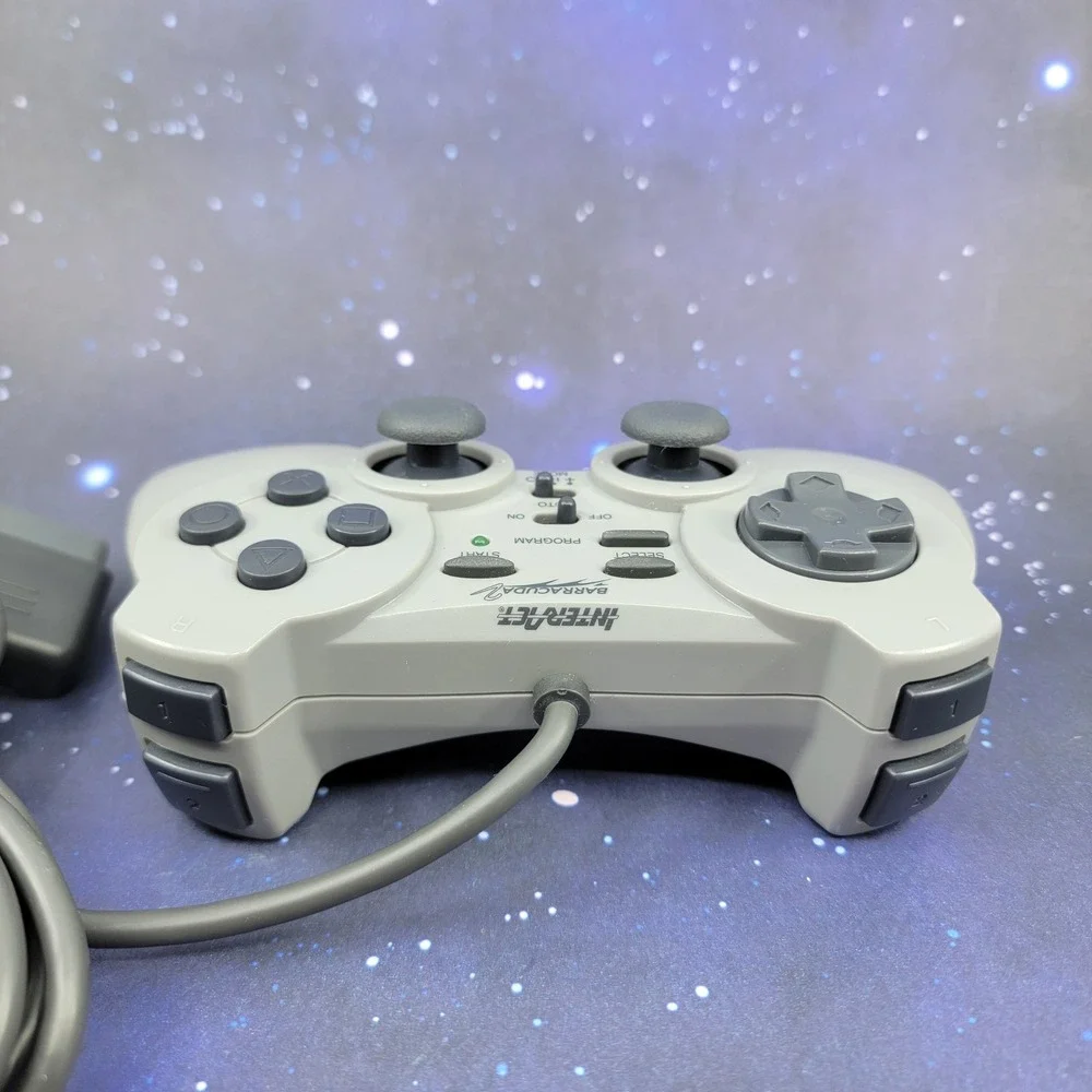 InterAct Barracuda 2‎ SV-1133 Wired Controller for PlayStation PS1 PS2 Grey